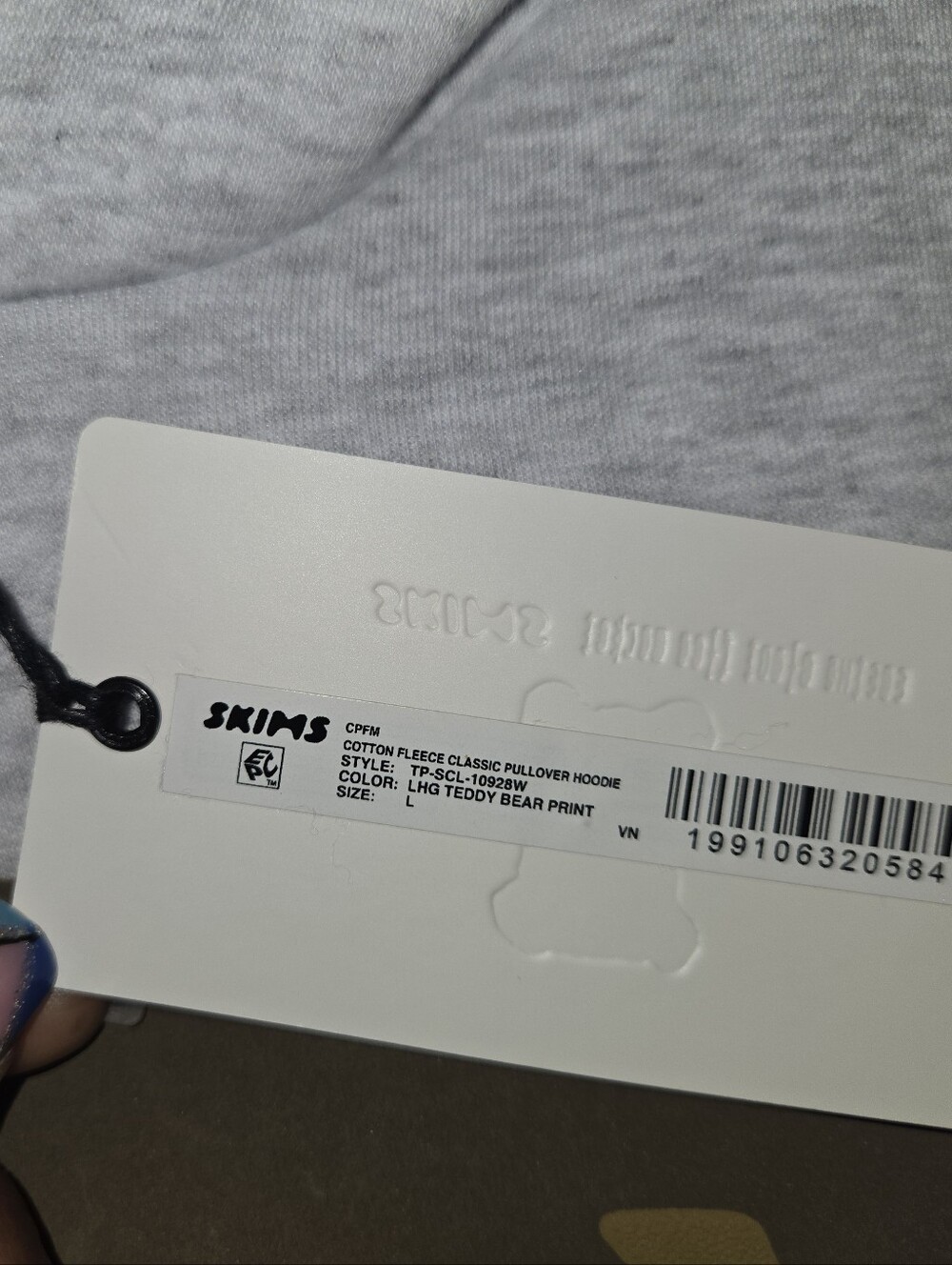SKIMS x CPFM Classic Fleece Pullover Hoodie - Picture 6 of 6